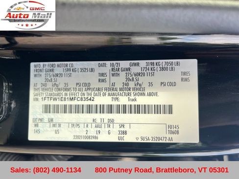 Used 2021 Ford F150 XLT w/ Equipment Group 302A High AWD/4WD image 32