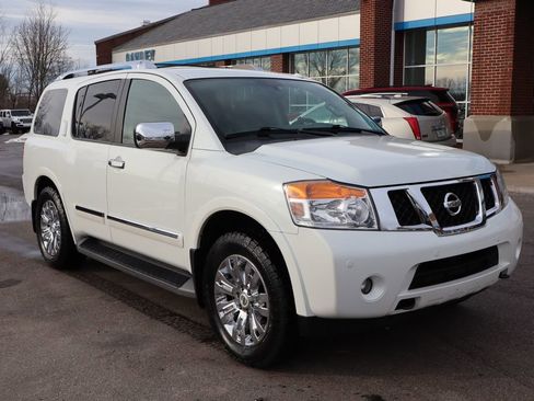 Used 2015 Nissan Armada Platinum w/ 2nd Row Captain Seat Package image 2