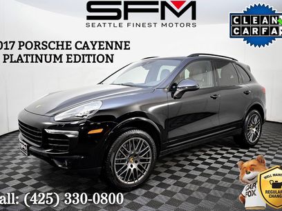 Used 2017 Porsche Cayenne Platinum Edition