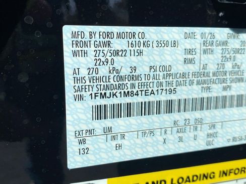 New 2026 Ford Expedition Max Platinum w/ Stealth Appearance Package image 32