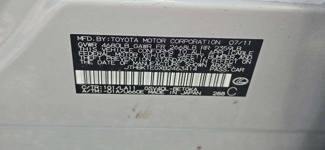 Used 2011 Lexus ES 350 FWD image 11