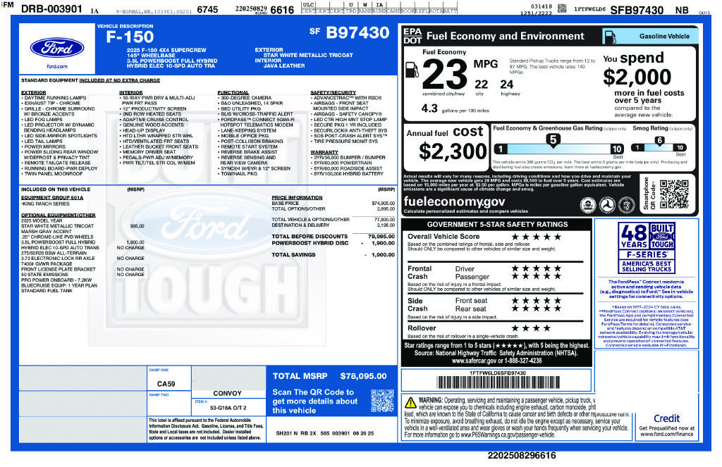 Used 2025 Ford F150 King Ranch AWD/4WD image 4