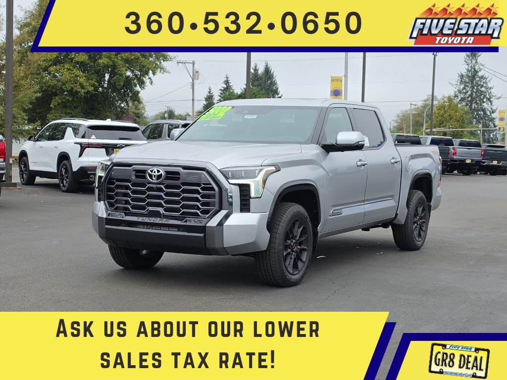New 2026 Toyota Tundra Platinum w/ TRD Off-Road Package AWD/4WD image 1