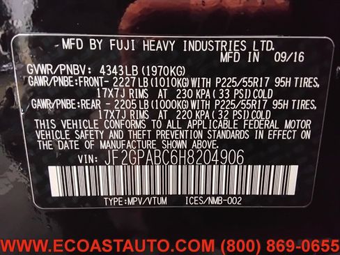 Used 2017 Subaru Crosstrek 2.0i Premium w/ Popular Package #1 image 16