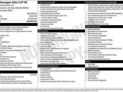 Used 2025 Volkswagen Atlas SE image 10
