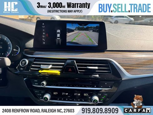 Used 2018 BMW 530i w/ Premium Package RWD image 24