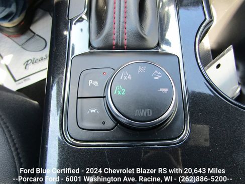 Used 2024 Chevrolet Blazer RS w/ Enhanced Convenience Package AWD/4WD image 39