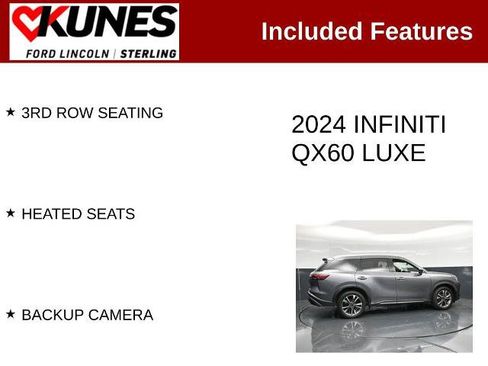 Used 2024 INFINITI QX60 Luxe AWD/4WD image 2