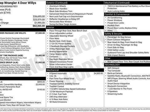 Certified 2025 Jeep Wrangler Unlimited Sport AWD/4WD image 26