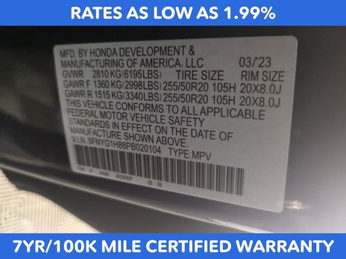 Certified 2023 Honda Pilot Elite image 30