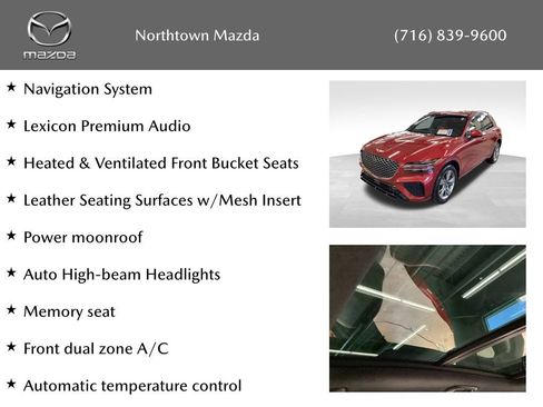 Used 2022 Genesis GV70 3.5T Sport w/ Sport Advanced Package AWD/4WD image 2
