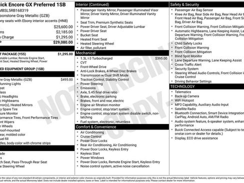 Certified 2024 Buick Encore GX Preferred w/ Comfort Package FWD image 32