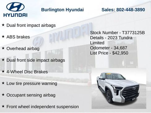 Used 2023 Toyota Tundra Limited AWD/4WD image 15