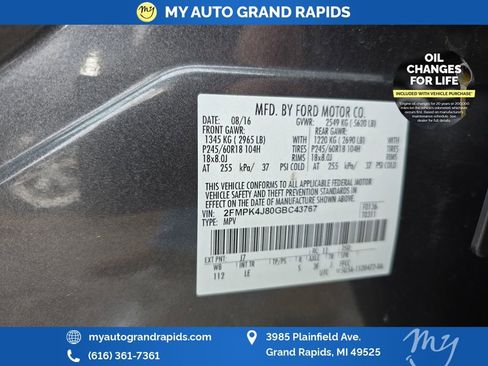 Used 2016 Ford Edge SEL w/ Equipment Group 201A image 35