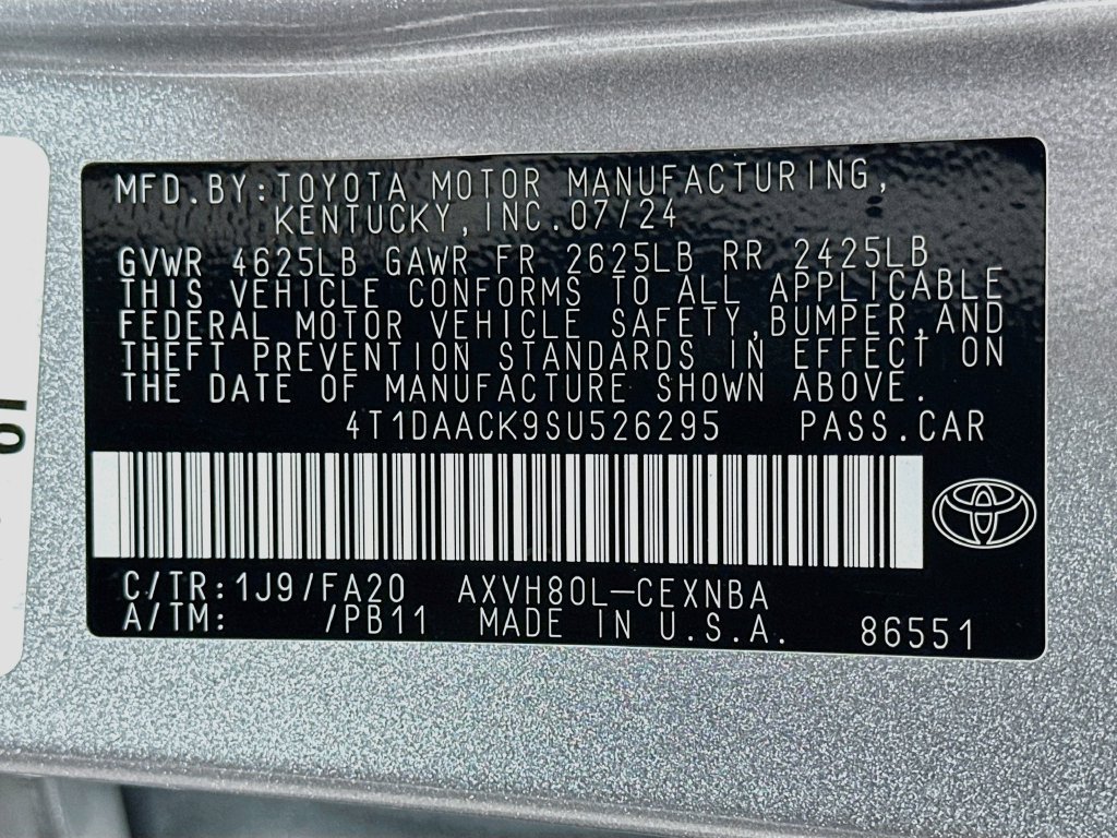 Certified 2025 Toyota Camry LE FWD image 31