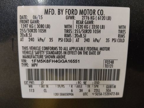 Used 2016 Ford Explorer Limited w/ Equipment Group 301A AWD/4WD image 33
