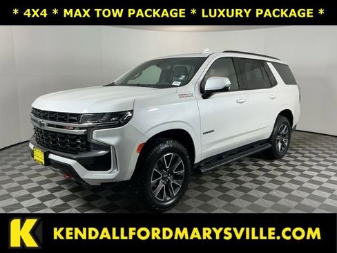 Used 2021 Chevrolet Tahoe Z71 w/ Z71 Signature Package image 1