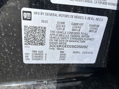 New 2025 Chevrolet Silverado 1500 LTZ w/ Technology Package AWD/4WD image 31