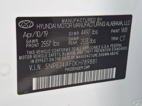 Used 2019 Hyundai Sonata SE FWD image 26