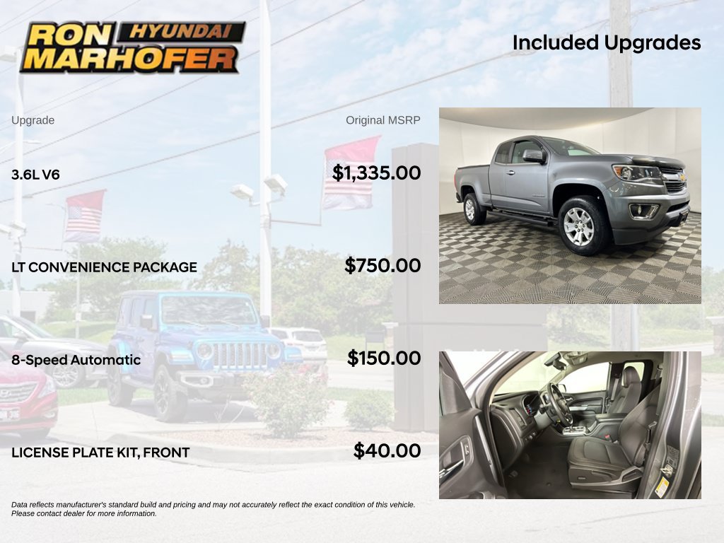 Used 2019 Chevrolet Colorado LT w/ LT Convenience Package AWD/4WD image 6