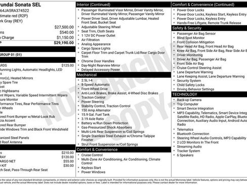 Certified 2024 Hyundai Sonata SEL FWD image 24