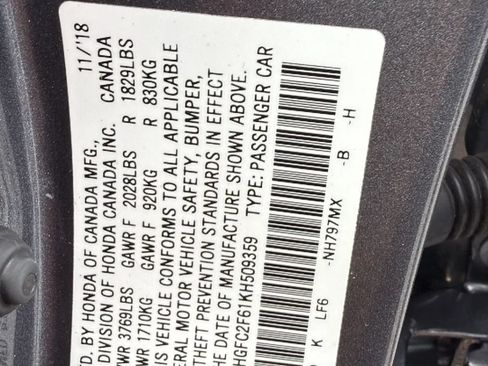 Used 2019 Honda Civic LX image 29