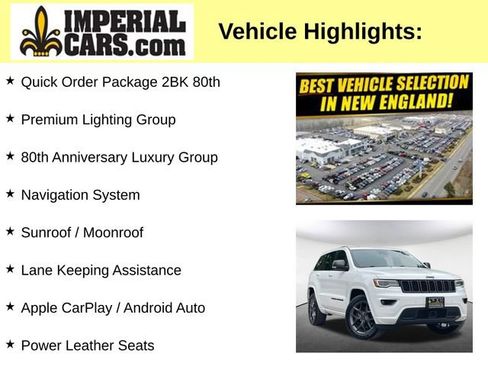 Used 2021 Jeep Grand Cherokee Limited w/ Quick Order Package 28K 80th AWD/4WD image 8