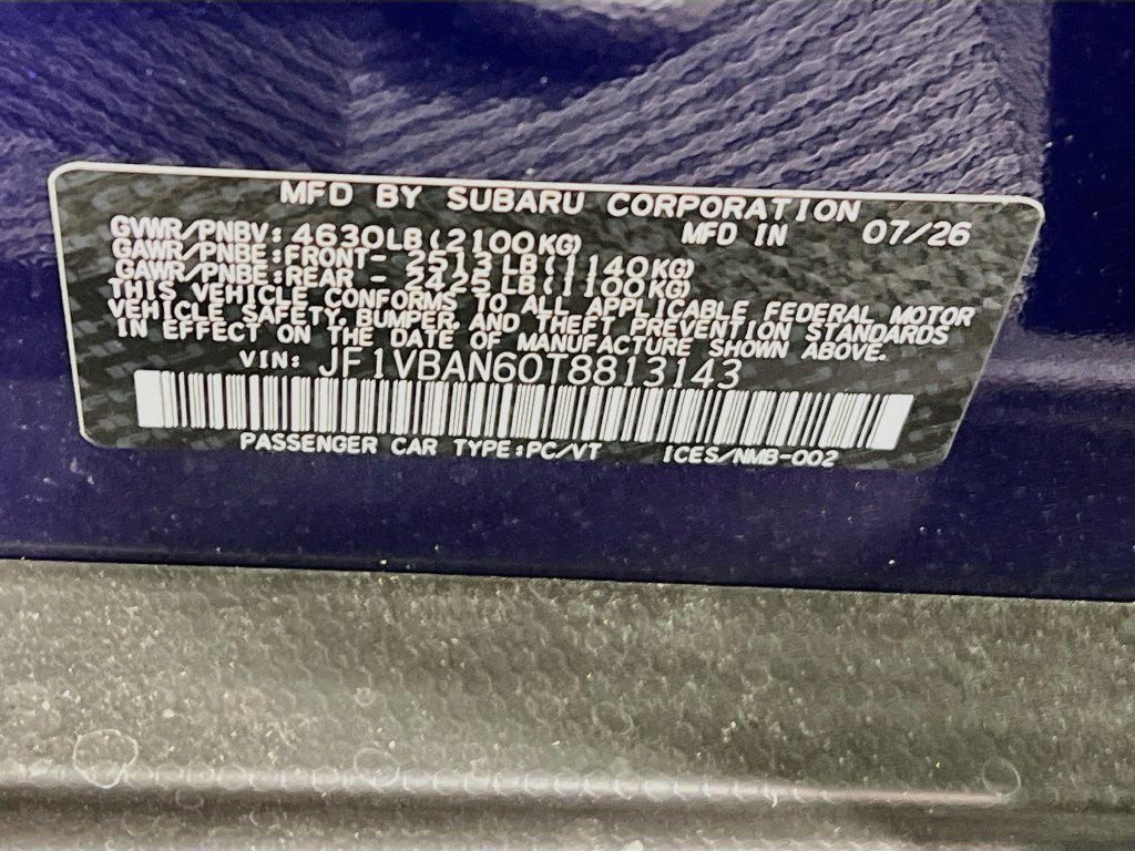 New 2026 Subaru WRX Limited AWD/4WD image 25