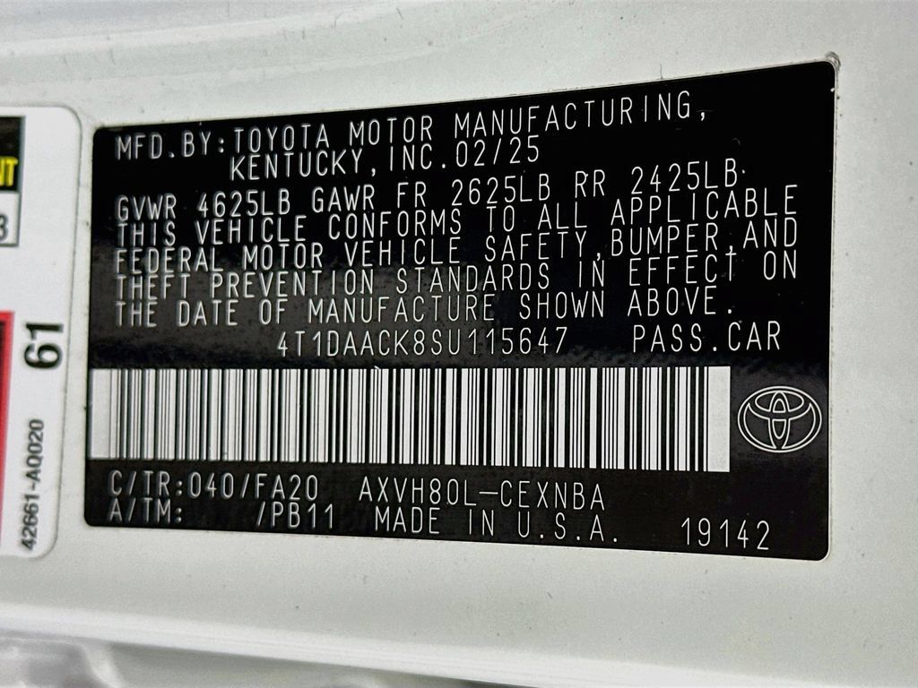 Used 2025 Toyota Camry LE FWD image 34