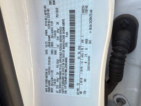 Used 2021 Ford Ranger Lariat w/ Equipment Group 501A High image 33