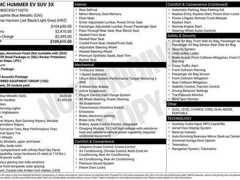 Used 2025 GMC Hummer EV 3X AWD/4WD image 3