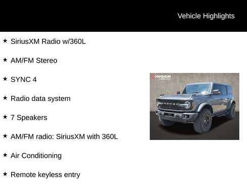 Used 2023 Ford Bronco Wildtrak AWD/4WD image 2