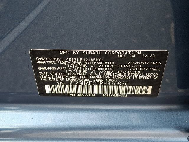 Certified 2024 Subaru Crosstrek 2.0i Premium AWD/4WD image 49