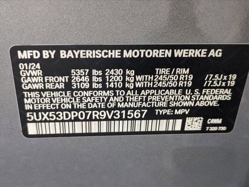 Used 2024 BMW X3 xDrive30i w/ Convenience Package image 15