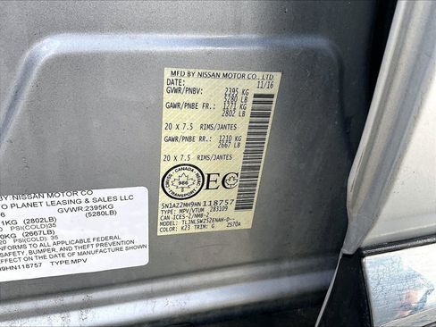 Used 2017 Nissan Murano Platinum image 30