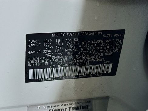 Used 2020 Subaru Ascent Limited w/ Technology Package image 42