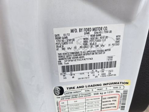 Used 2012 Ford F150 FX4 w/ FX Luxury Pkg image 28