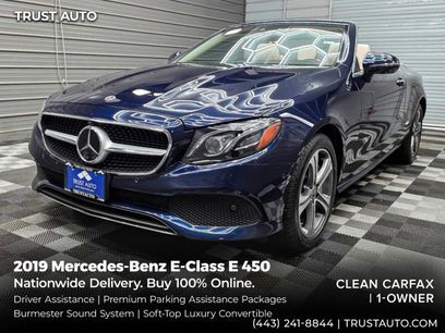 Used 2019 Mercedes-Benz E 450 4MATIC Cabriolet