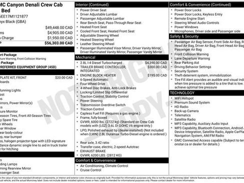 Used 2021 GMC Canyon Denali AWD/4WD image 34