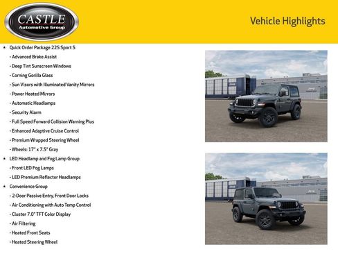 New 2026 Jeep Wrangler Sport S image 3