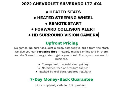 Used 2022 Chevrolet Silverado 1500 LTZ w/ LTZ Convenience Package II image 2