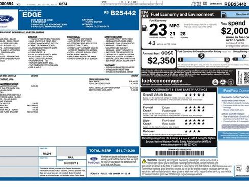Used 2024 Ford Edge SE w/ Black Appearance Package image 3