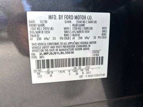 Used 2020 Lincoln Nautilus FWD image 49
