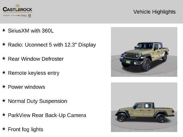Certified 2026 Jeep Gladiator Sport AWD/4WD image 4