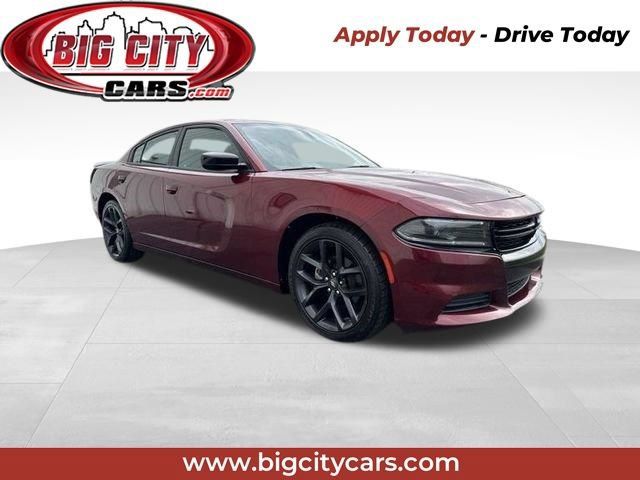 Used 2022 Dodge Charger SXT w/ Blacktop Package RWD image 1
