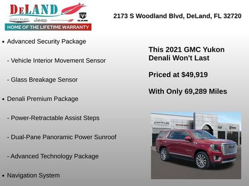 Used 2021 GMC Yukon Denali w/ Denali Premium Package image 30