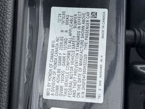 Certified 2025 Honda Civic Sport image 30