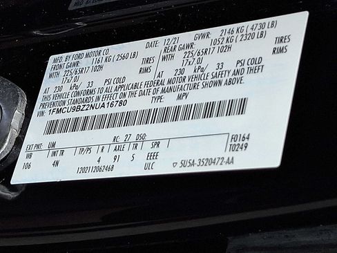Used 2022 Ford Escape SE AWD/4WD image 26
