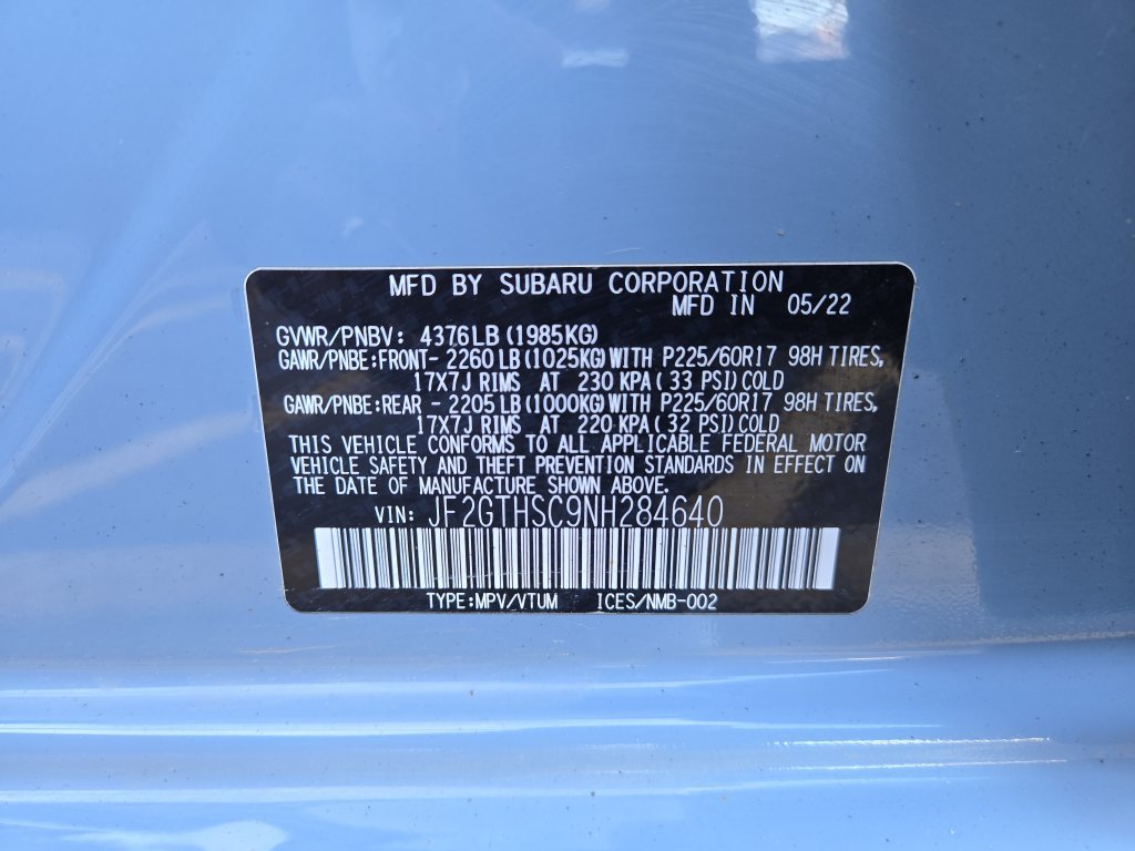 Used 2022 Subaru Crosstrek 2.5i Sport w/ Moonroof Package AWD/4WD image 30