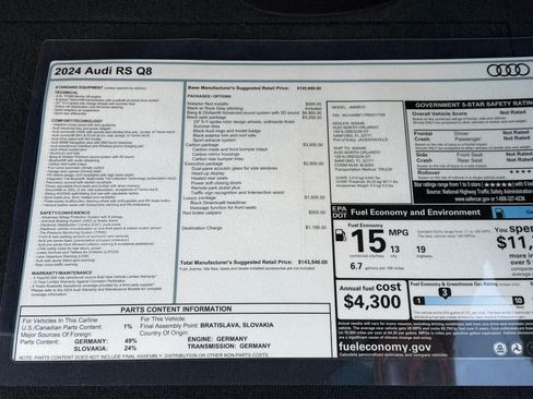 Used 2024 Audi RS Q8 AWD/4WD image 25